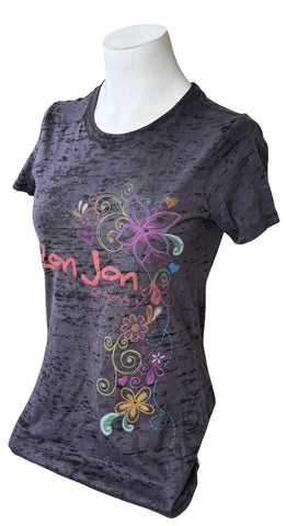 Next Level Women's Ron Jon Cocoa Beach Black Short Sleeve Shirt Size M