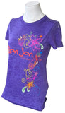 Next Level Women's Ron Jon Cocoa Beach Purple Short Sleeve Shirt Size Medium