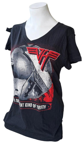 Bay Island Women's Van Halen A Different Kind Of Truth Black Shirt Size Large