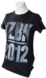 Tultex Women's Jay-Z JZBK 2012 Graphic Black Short Sleeve Shirt Size Small