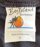 Bay Island Women's Journey Greatest Hits Graphic Black Short Sleeve Shirt Size L