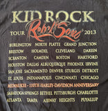 Next Level Men's Kid Rock Rebel Soul Tour 2013 Graphic Black Shirt Size Medium