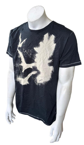 Loomstate Men's Chipotle Farm Team Graphic Black Short Sleeve Shirt Size Large