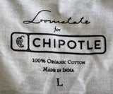 Loomstate Men's Chipotle The Anti-MRE White Short Sleeve Shirt Size Large
