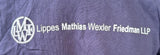 Anvil Men's Lippes Mathias Wexler Friedman LLP Navy Shirt Size Medium