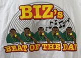Anvil Men's Yo Gabba Gabba Biz's Beat Of The Day White Shirt Size Large