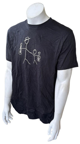 Ten Men's James Taylor & Band 2011 Tour Black Short Sleeve Shirt Size Large