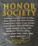 Anvil Men's Honor Society Here Comes Trouble Tour 2012 Black Shirt Size Small