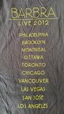 American Apparel Men's Barbra Streisand Live Graphic Black Shirt Size Small