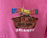 Gildan Men's Ron Jon Surf Shop Spring Break 2013 Orlando Pink Shirt Size Large