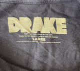 Drake Men's Club Paradise Tour Black Short Sleeve Shirt Size Large