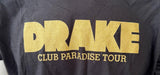Drake Men's Club Paradise Tour Black Short Sleeve Shirt Size Large