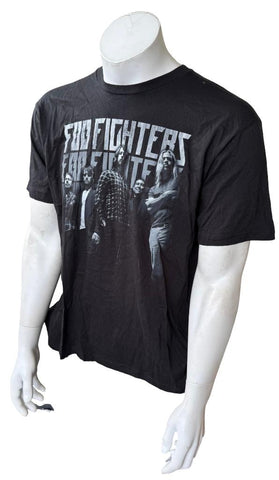 Tultex Men's Foo Fighters 2011 Tour Black Short Sleeve Shirt Size Large