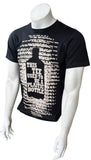 Anvil Men's This Tee Used To Be A Plastic Bottle Graphic Black Shirt Size Small