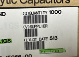 Reel of 1000 Nichicon PCF1C220MCL1GS Aluminum Polymer Capacitor 22µF 16V 45mΩ