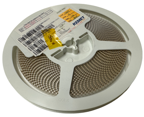 Reel of 1650 Kemet T491A105M016AT Tantalum Capacitor 1µF 16V 20% 10Ω SMD 1206