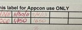 Reel of 1650 Kemet T491A105M016AT Tantalum Capacitor 1µF 16V 20% 10Ω SMD 1206