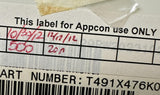 Reel of 200 Kemet T491X476K035AT Tantalum Capacitor 47µF 35V ±10% 2917 SMD