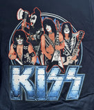 Alstyle Youth Kiss The Tour 2012 Graphic Black Short Sleeve Shirt Size Medium