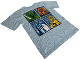 Disney Youth Star Wars Join The Rebellion Blue Short Sleeve Shirt Size Medium