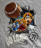 Disney Youth Walt Disney World Mickey & Friends Go Long Gray Shirt Size Large