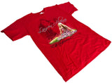 Anvil Youth Lauren Alaina Wildflower Graphic Red Short Sleeve Shirt Size Large