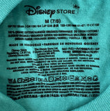Disney Youth Lilo & Stitch Hawaii Graphic Teal Short Sleeve Shirt Size Medium