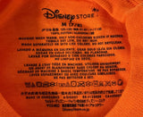 Disney Youth Mickey Mouse Halloween Boo! Orange Short Sleeve Shirt Size Medium