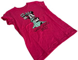 Disney Youth Minnie Mouse New York City Graphic Pink Shirt Size Large