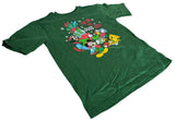 Disney Youth Mickey & Friends I'm On The Good List! Green Shirt Size Medium