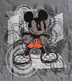 Disney Youth Classic Mickey Mouse Graphic Gray Short Sleeve Shirt Size Small