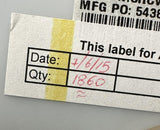 Reel of 1860 Vishay Dale CRCW251210R0FKEG Thick Film Resistor 10Ω ±1% 1W 2512