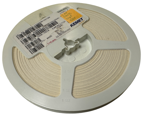 Reel of 4000 Kemet C0805C100J5GACTU Multilayer Ceramic Capacitor 10 pF 50 V ±5%