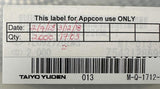 Reel of 1703 Taiyo Yuden EMK316ABJ226ML-T Multilayer Ceramic Capacitor 22 µF 16V