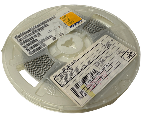 Reel of 1415 Kemet C1206C105K3RAC7800 Multilayer Ceramic Capacitor 1 µF 25V ±10%