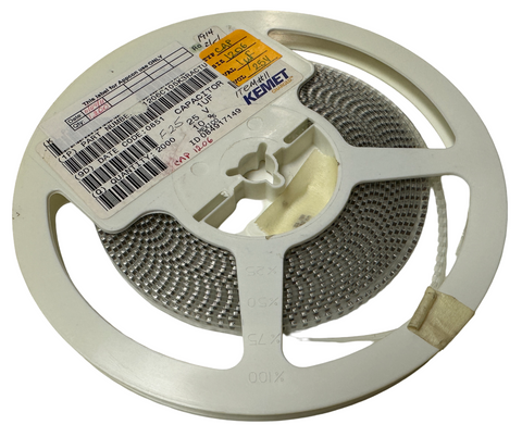 Reel of 1200 Kemet C1206C105K3RACTU Multilayer Ceramic Capacitor 1 µF 25V ±10%