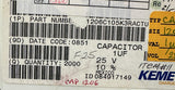 Reel of 1200 Kemet C1206C105K3RACTU Multilayer Ceramic Capacitor 1 µF 25V ±10%