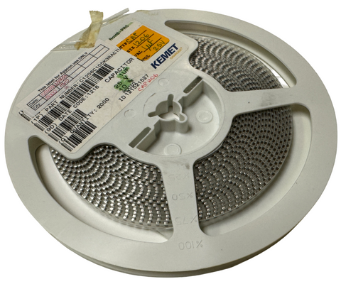 Reel of 1510 Kemet C1206C105K3RACTU Multilayer Ceramic Capacitor 1 µF 25V ±10%