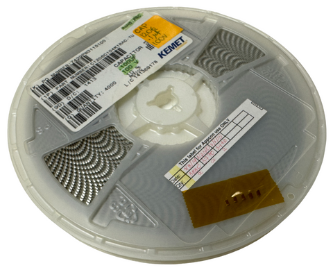 Reel of 3490 Kemet C1206C104K1RACTU Multilayer Ceramic Capacitor 0.1 µF 100V