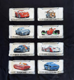 Disney Boys Cars 2 Lightning McQueen & Friends Graphic Black Shirt Size Medium