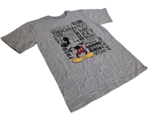 Disney Boys Original Mickey Mouse 1928 Graphic Gray Shirt Size Medium