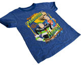 Disney Boys Toy Story Welcome To Paradise Graphic Blue Shirt Size Medium