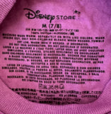 Disney Girls Princesses Graphic Purple Short Sleeve Shirt Size Medium
