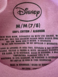 Disney Girls Princesses Jasmine Cinderella Belle Pink Shirt Size Medium