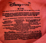 Disney Girls I Love Hawaii Mickey Mouse Snow Cone Graphic Orange Shirt Size M