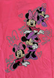 Disney Girls Minnie Mouse Graphic Pink Short Sleeve Shirt Size Medium