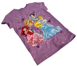 Disney Girls Princess Palace Pets Purple Short Sleeve Shirt Size Small