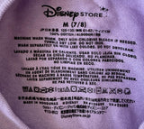 Disney Girls Frozen Elsa Let It Go Graphic Purple Short Sleeve Shirt Size Medium