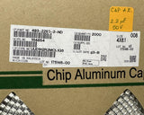 Reel of 1600 Nichicon UUD1H2R2MCL1GS Aluminum Electrolytic Capacitor 2.2µF 50V