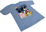 Disney Boys Mickey Mouse Surf Side Graphic Blue Short Sleeve Shirt Size Medium